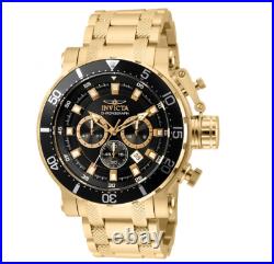 Invicta Coalition Forces Chronograph Gold Tone Stainless Steel 52mm Watch 32720
