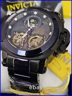 Invicta Coalition Forces Man of War DOUBLE BALANCE MOONPHASE mens watch