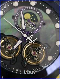 Invicta Coalition Forces Man of War DOUBLE BALANCE MOONPHASE mens watch