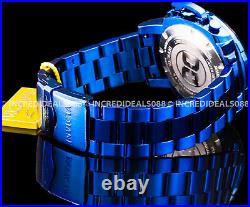 Invicta DC COMICS SUPERMAN Chronograph Blue Red Dial Bracelet 48mm Men LE Watch