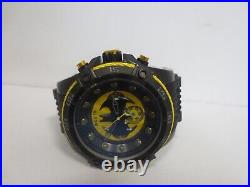 Invicta DC Comics 52mm Speedway Viper Quartz Chrono Silicone Strap Batman Watch