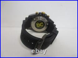 Invicta DC Comics 52mm Speedway Viper Quartz Chrono Silicone Strap Batman Watch