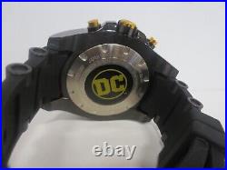 Invicta DC Comics 52mm Speedway Viper Quartz Chrono Silicone Strap Batman Watch