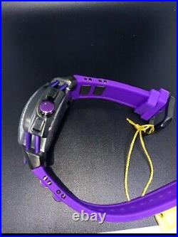 Invicta DC Comics Joker Men's Watch 53mm, Purple, Black 43734