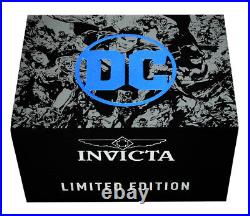 Invicta DC Comics Men's 51mm Batman Limited Ed Chronograph Watch 33165 Rare