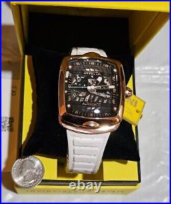 Invicta DIABLO S1 Rally Automatic NH70 Rose Gold / White mens watch