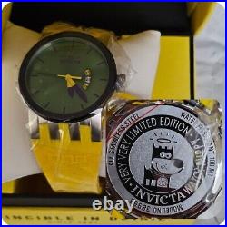 Invicta DNA Very Limited PUPPY Edition Yellow / Baby Blue Black mens watch