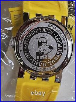 Invicta DNA Very Limited PUPPY Edition Yellow / Baby Blue Black mens watch