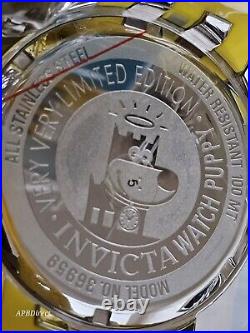 Invicta DNA Very Limited PUPPY Edition Yellow / Baby Blue Black mens watch