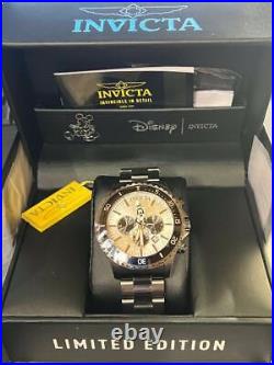 Invicta Disney GOOFY 39181 Gunmetal Chrono Quartz 48Mm Silver Dial Men's Watch