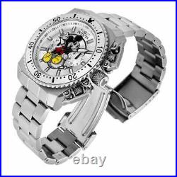 Invicta Disney Limited Edition Men's Silver And Black Watch (27287)