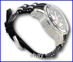 Invicta Disney Mens 48mm Mickey Mouse Limited Edition Black Silicone Watch 23763