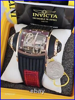 Invicta GHOST 68mm Automatic Vintage Skeleton mens watch