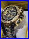 Invicta GLADIATOR Abalone Dial Swiss Z60 Gold Plated Mens watch