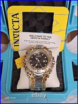 Invicta GLADIATOR Hercules Automatic Silver / Gold Plated mens watch