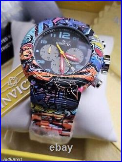 Invicta Graffiti HYDROPLATED Pro Diver Zager Exclusive Quartz Mens Watch