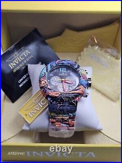 Invicta Graffiti HYDROPLATED Pro Diver Zager Exclusive Quartz Mens Watch