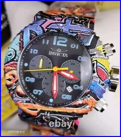 Invicta Graffiti HYDROPLATED Pro Diver Zager Exclusive Quartz Mens Watch