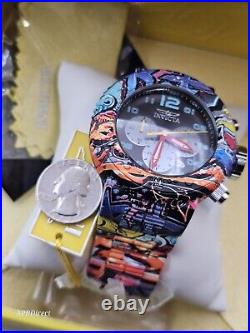 Invicta Graffiti HYDROPLATED Pro Diver Zager Exclusive Quartz Mens Watch