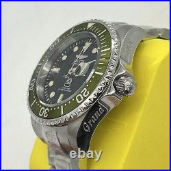 Invicta Grand Diver 47mm Automatic Black Dial Steel Men's Bracelet Watch 27612