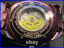 Invicta Grand Diver PURPLE LABEL 38575 AUTO 47Mm Men's Watch with 2-SLOT CASE