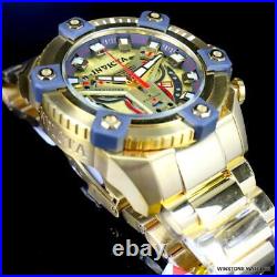 Invicta Grand Octane Coalition Forces 63mm Gold Plated Swiss Mvt Watch New