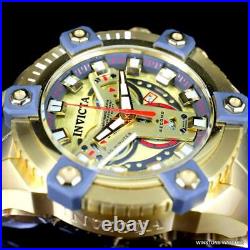 Invicta Grand Octane Coalition Forces 63mm Gold Plated Swiss Mvt Watch New
