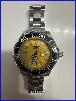 Invicta Grand diver Automatic Men's Yellow Watch