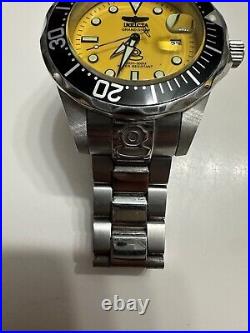 Invicta Grand diver Automatic Men's Yellow Watch