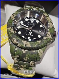 Invicta HYDROMAX 1000m HYDROPLATED Camo GMT Pro Diver mens watch