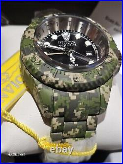 Invicta HYDROMAX 1000m HYDROPLATED Camo GMT Pro Diver mens watch