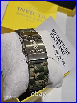 Invicta HYDROMAX 1000m HYDROPLATED Camo GMT Pro Diver mens watch