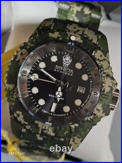 Invicta HYDROMAX 1000m HYDROPLATED Camo GMT Pro Diver mens watch