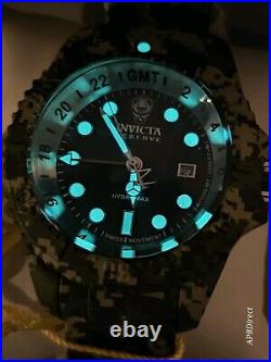 Invicta HYDROMAX 1000m HYDROPLATED Camo GMT Pro Diver mens watch