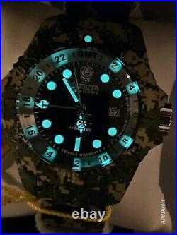 Invicta HYDROMAX 1000m HYDROPLATED Camo GMT Pro Diver mens watch