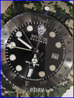 Invicta HYDROMAX 1000m HYDROPLATED Camo GMT Pro Diver mens watch