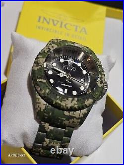 Invicta HYDROMAX 1000m HYDROPLATED Camo GMT Pro Diver mens watch