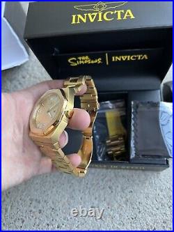 Invicta Huracan Men's Watch 48mm, Gold (45782)
