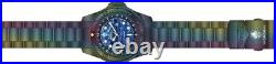 Invicta Hydromax Abalone Dial Quartz Men's Rainbow Stainless Steel Watch RARE