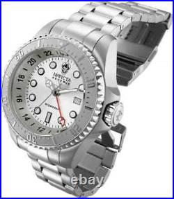 Invicta Hydromax GMT Date Quartz Silver Dial Men's Watch 29726