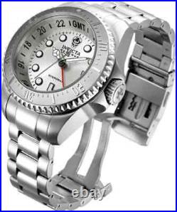 Invicta Hydromax GMT Date Quartz Silver Dial Men's Watch 29726