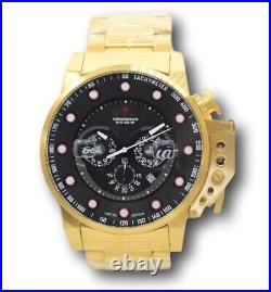 Invicta I-Force Bomber Limited Men's 50mm Gold Chronograph Watch 30639 Rare