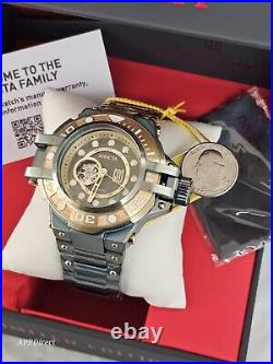 Invicta Jason TAYLOR Open Heart Automatic Light Green Gold mens watch