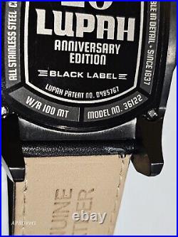 Invicta Lupah BLACK LABEL 20th Anniversary Ed BLACK LABEL mens watch