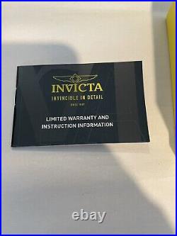 Invicta MARVEL THANOS Chrono Crystal Acct 18K Gold Purple Blue Men Ltd Ed Watch