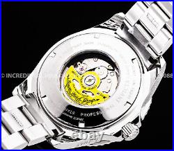 Invicta MEN GRAND DIVER AUTOMATIC Black Dial Silver Bracelet 47mm SS Watch