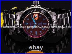 Invicta MEN GRAND DIVER AUTOMATIC RADAR Tinted Black Dial Bracelet 47mm SS Watch