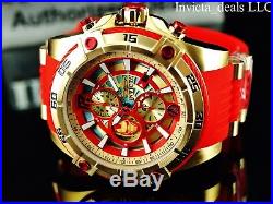Invicta Marvel 52mm Bolt Viper Limited Ed IRON MAN Chronograph Red Dial Watch