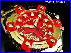 Invicta Marvel 63mm Grand Arsenal IRON MAN Swiss Chrono High Polish 18K GP Watch