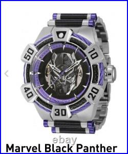 Invicta Marvel Black Panther Limited ED BOLT #344 AUTOMATIC mens watch